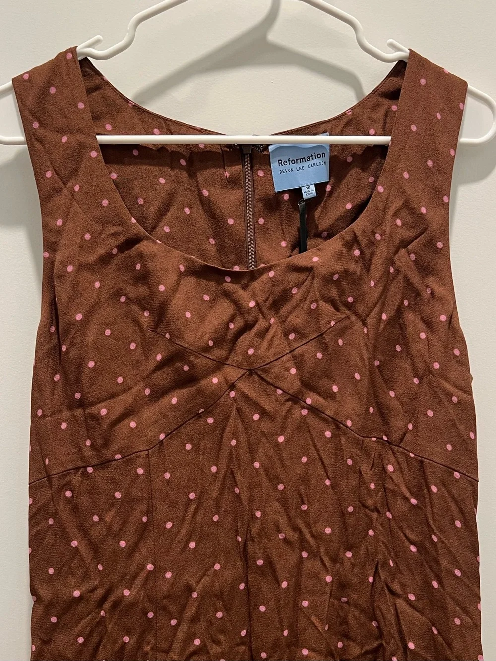 Reformation x Devon Lee Carlson Cher Mini Dress NWT - Picture 6 of 11